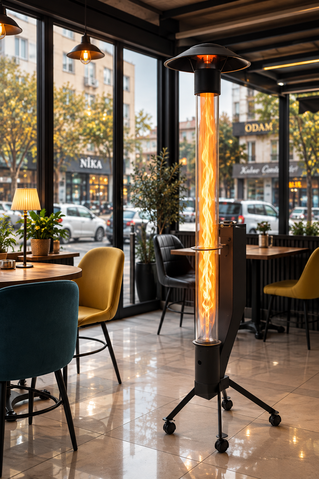 ZERON 180 cm Pelet Sobası