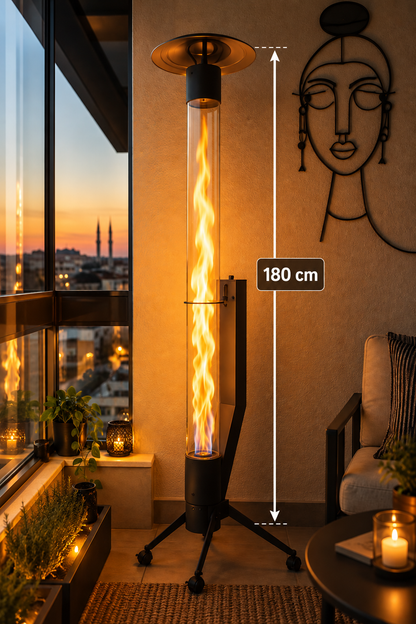 ZERON 180 cm Pelet Sobası