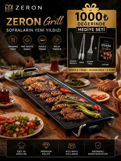 ZERON Gurme Grill Ocakbaşı Elektrikli Izgara