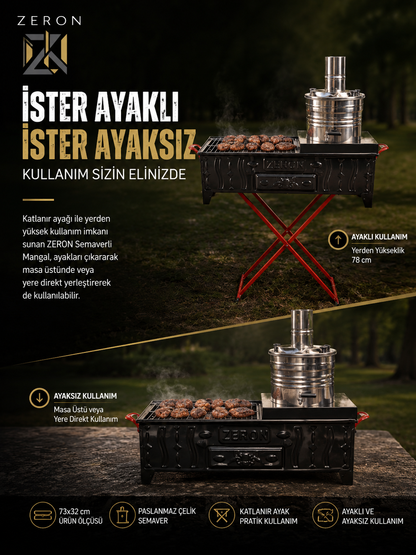 ZERON Semaverli Mangal Seti