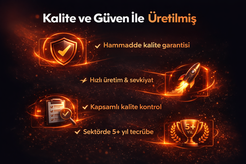 Kalite ile Üretildi