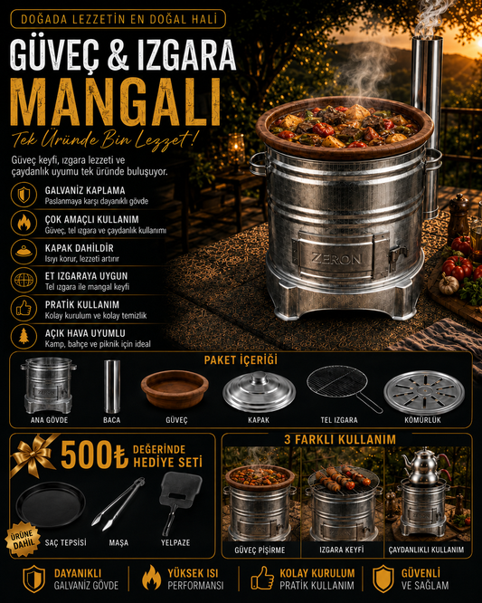 ZERON Güveç Mangal Seti
